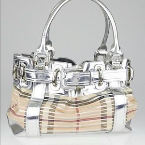 Burberry sliced check Beaton Bag